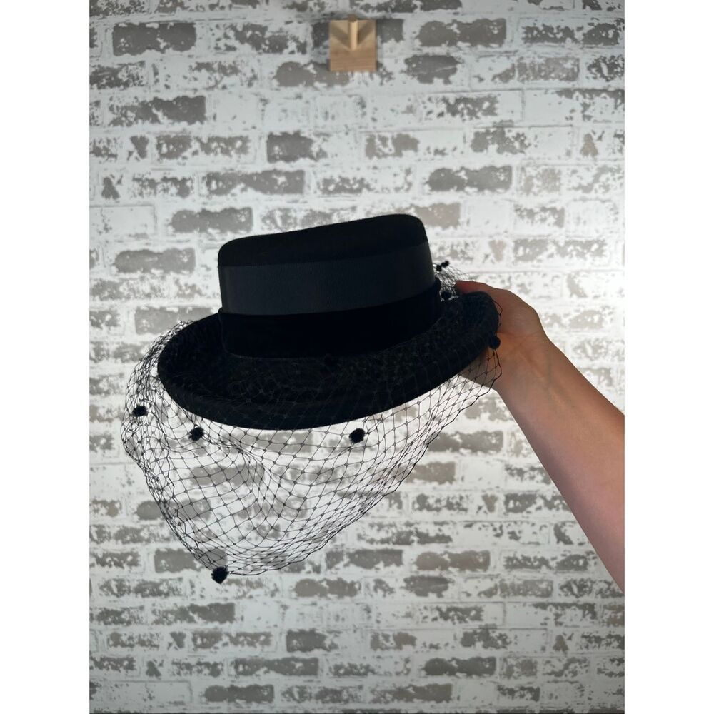 Tina luxe bollman | women wool felt vintage style hat with lace detail
